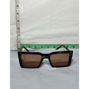 Otra Shoreditch Tortoise Frame Brown Lens Squared Oversized Sunglasses 52-20-140